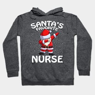 Santas Favorite Nurse Christmas Hoodie